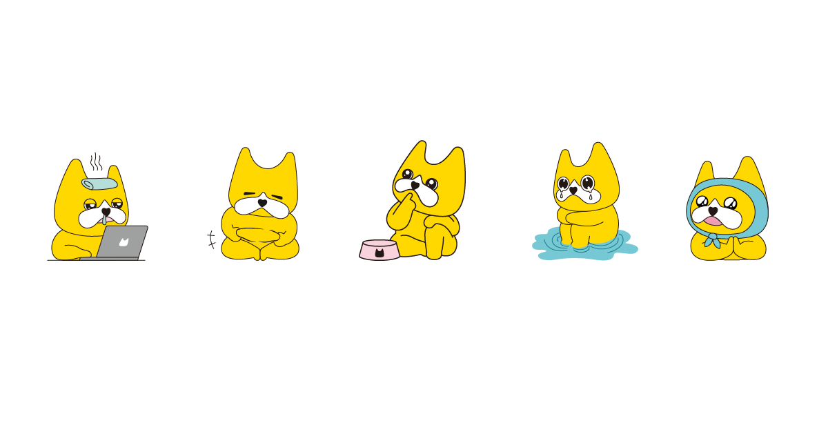 深圳專業微信吉祥物IP表情包設計制作公司-左右格局 深圳專業微信吉祥物IP表情包設計制作公司-左右格局