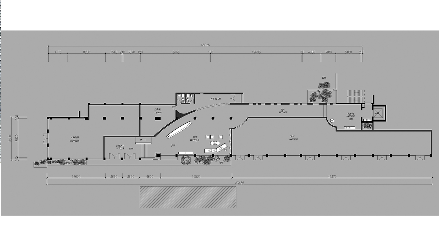 高端人文酒店空間設(shè)計－左右格局